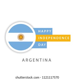 Happy Argentina Independence Day Vector Template Design Illustrator