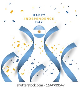 Happy Argentina Independent Day Vector Template Design Illustration
