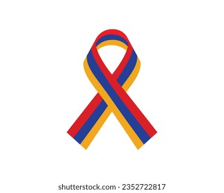 Happy Armenia Independence day, Armenia Independence day, Armenia, Armenia Ribbon Flag, 21st September, 21 September, Independence, National Day, Ribbon, Flag, Typographic Design Creative Concept Icon