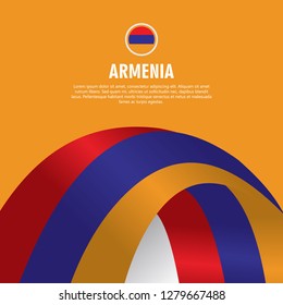 Happy Armenia Independence Day Vector Design Illustration Template. 