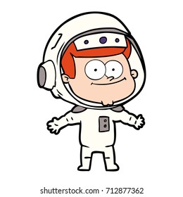 Astronautenkartoon