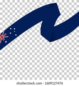 Happy Australia day 26 January (independence day). Flag of Australia  on isolated background. Can used for Greeting card, poster, banner concept, flyer, social media. Vector illustration.
