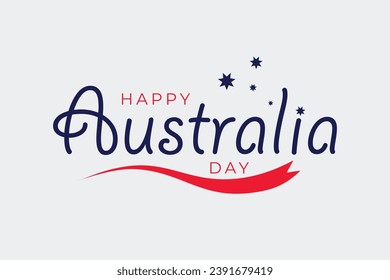 happy australia day 26th january poster template