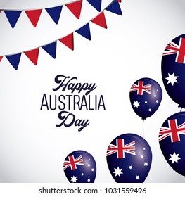 happy australia day background 