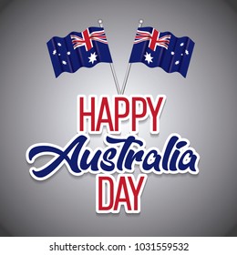 happy australia day background 