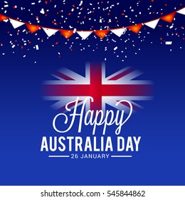 Happy Australia Day Celebration Background.
