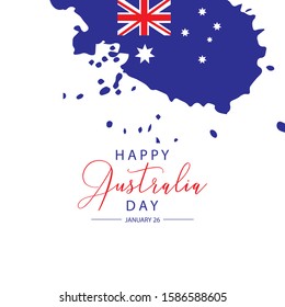 Happy Australia Day concept. Suitable for Greeting card, poster and banner.