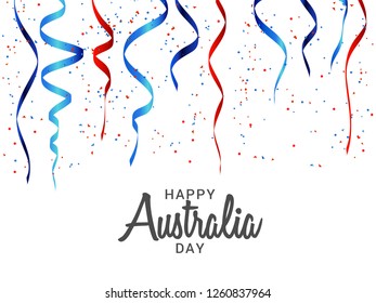 Happy Australia Day Illustration Background.