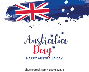 Happy Australia Day Illustration Background.
