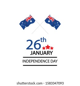 Happy Australia Day Vector illustration. Suitable for Greeting card, poster and banner.