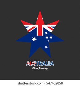 Happy Australia Day Vector illustration. Suitable for Greeting card, poster and banner.