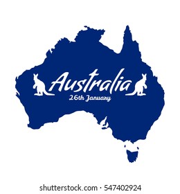 Happy Australia Day Vector illustration. Suitable for Greeting card, poster and banner.