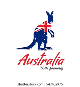 Happy Australia Day Vector illustration. Suitable for Greeting card, poster and banner.