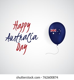 Happy Australia Day vector illustration.  