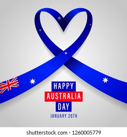 Happy Australia Day Vector Template Design Illustration
