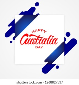 Happy Australia Day Vector Template Design Illustration