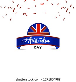 Happy Australia Day Vector Template Design Illustration