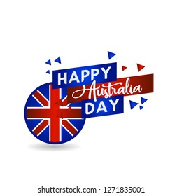 Happy Australia Day Vector Template Design Illustration