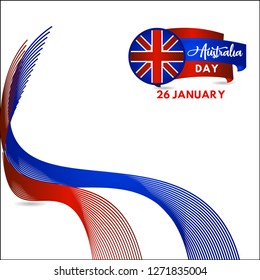 Happy Australia Day Vector Template Design Illustration