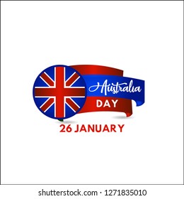 Happy Australia Day Vector Template Design Illustration