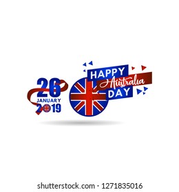 Happy Australia Day Vector Template Design Illustration