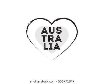 Happy Australia Day. Vector typography, text design. Usable for banners, greeting cards, gifts etc. 26th of January.