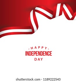 Happy Austria Independence Day Vector Template Design Illustration