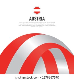 Happy Austria Independence Day Vector Design Illustration Template. 