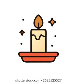 Happy authentic family icon in vector style.