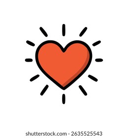 Icono familiar auténtico feliz en estilo Vector.