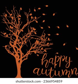 happy autumn. Immerse yourself in the enchanting spirit of the holiday season with our Holiday Autumn illustration