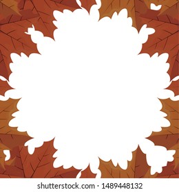 happy autumn season flat design