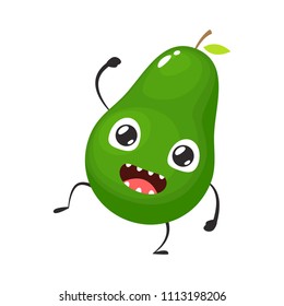 Happy Avocado is dancing