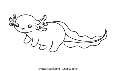 Axolotl Isolated High Res Stock Images Shutterstock