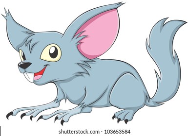 Happy Aye Aye Cartoon