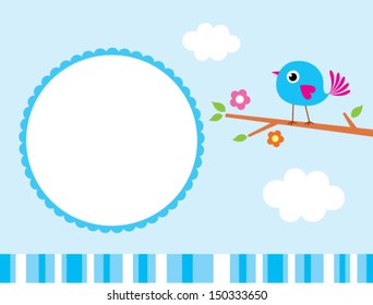 happy baby bird message