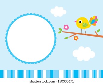 happy baby bird message