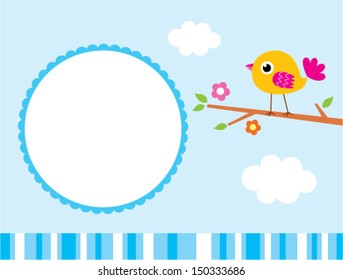 happy baby bird message