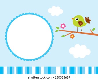 happy baby bird message