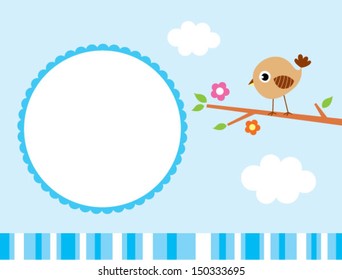 happy baby bird message