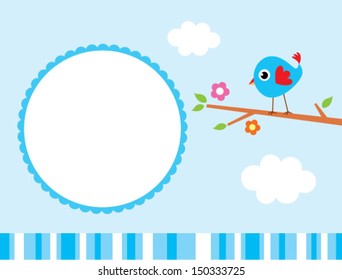happy baby bird message