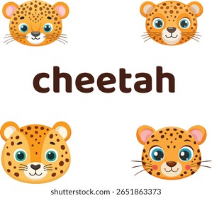 Feliz bebê chita bonito rosto