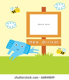 happy baby elephant arrival