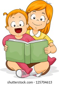 2,629 Baby reading clipart Images, Stock Photos & Vectors | Shutterstock