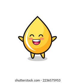 happy baby honey drop cartoon character , cute style design for t shirt, sticker, logo element