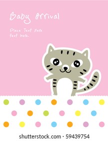 happy baby kitten arrival