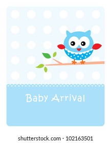 happy baby owl arrival