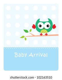 happy baby owl arrival