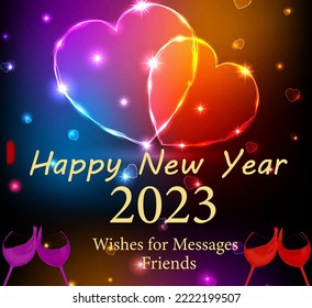 happy background holiday abstract decoration design illustration new year  pattern dark colourful greeting card bright year and golden design.