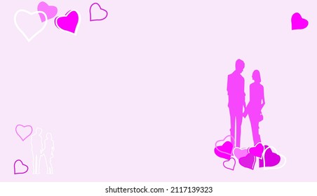 fondo feliz de los amantes del amor, fondo para San Valentín
